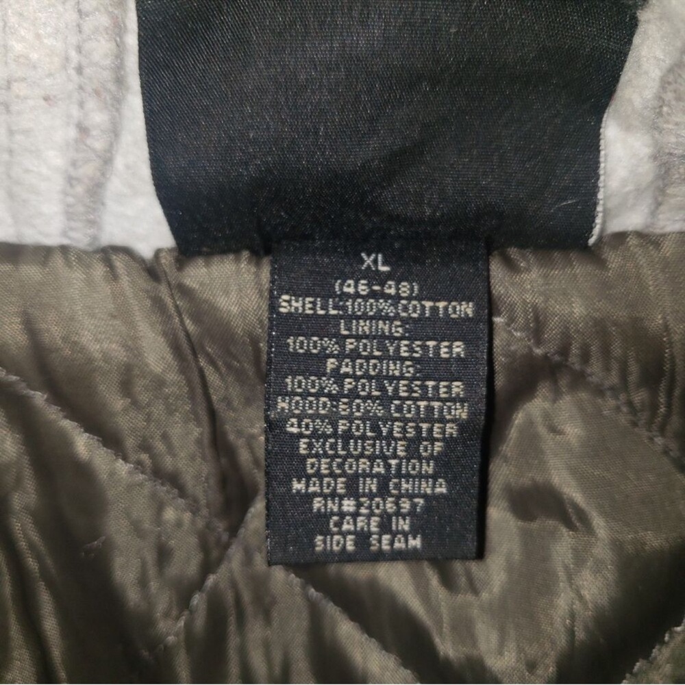 DICKIE'S Green and Gray Hooded Work Jacket Mens Size XL - Picture 4 of 6